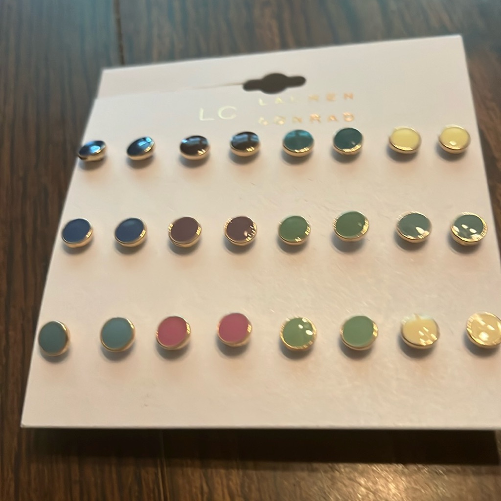 Lauren Conrad Various Color Stud Pierced Earrings 10$